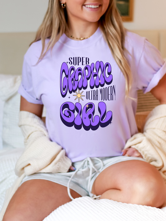 Super Graphic Ultra Modern Girl Tee