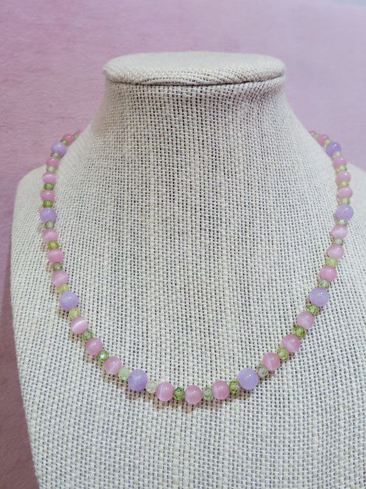 Sweet Springtime Beaded Necklace
