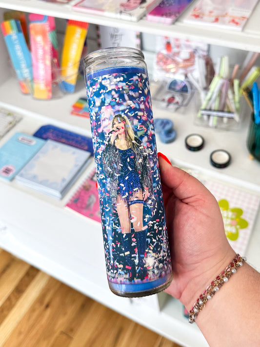 Taylor Eras Tour Confetti Candle