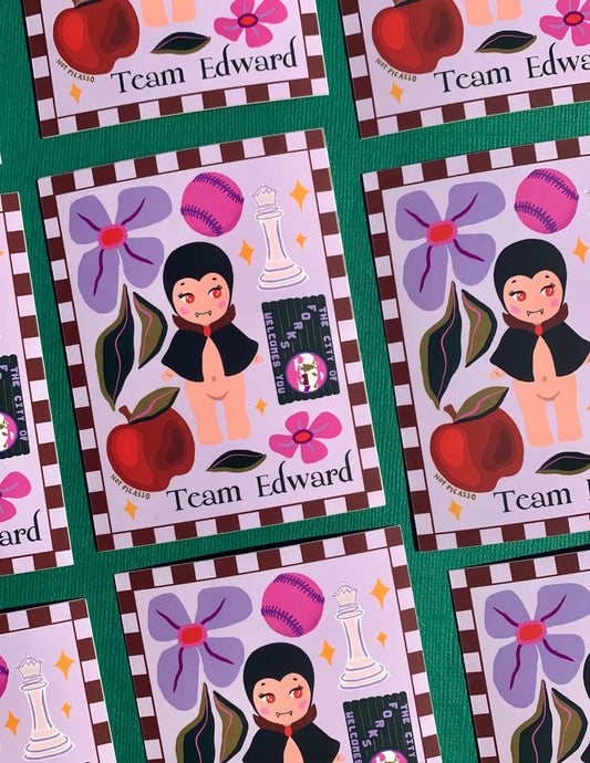 Team Edward Sticker