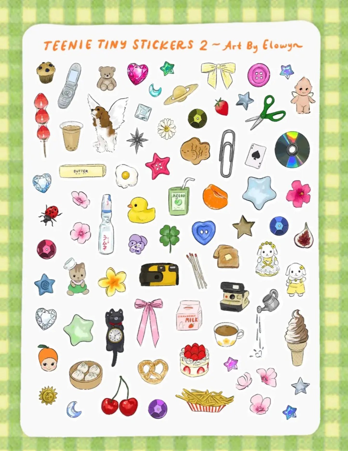 Teenie Tiny Stickers Sheet