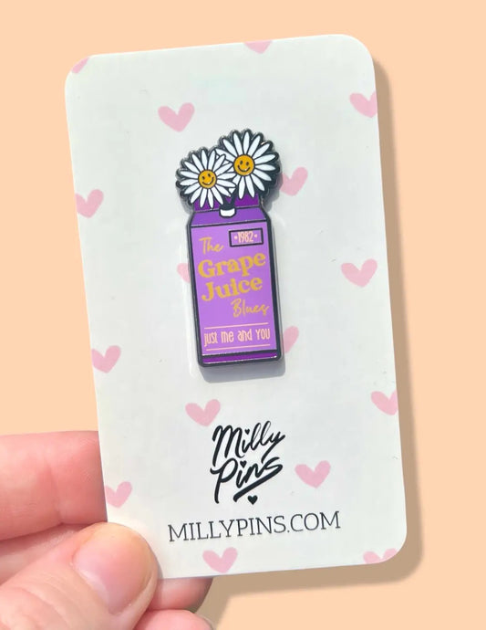 The Grapejuice Blues Enamel Pin