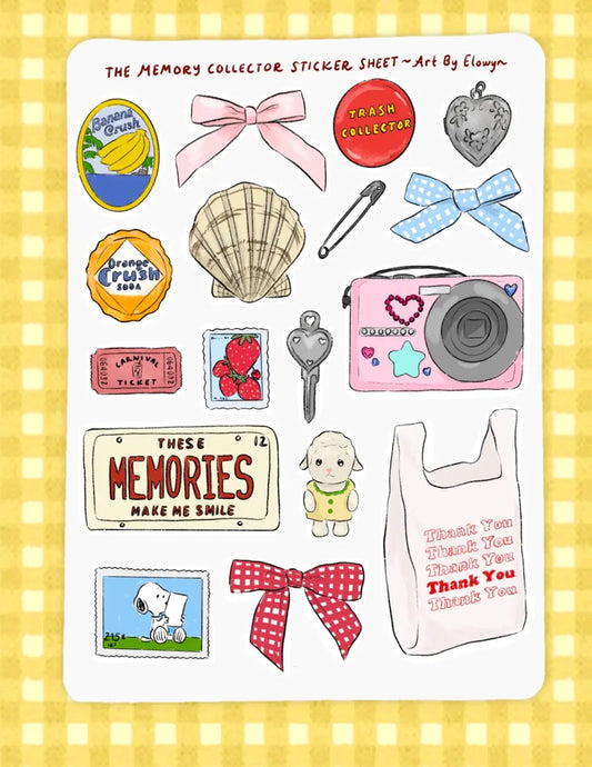 The Memory Collector Sticker Sheet
