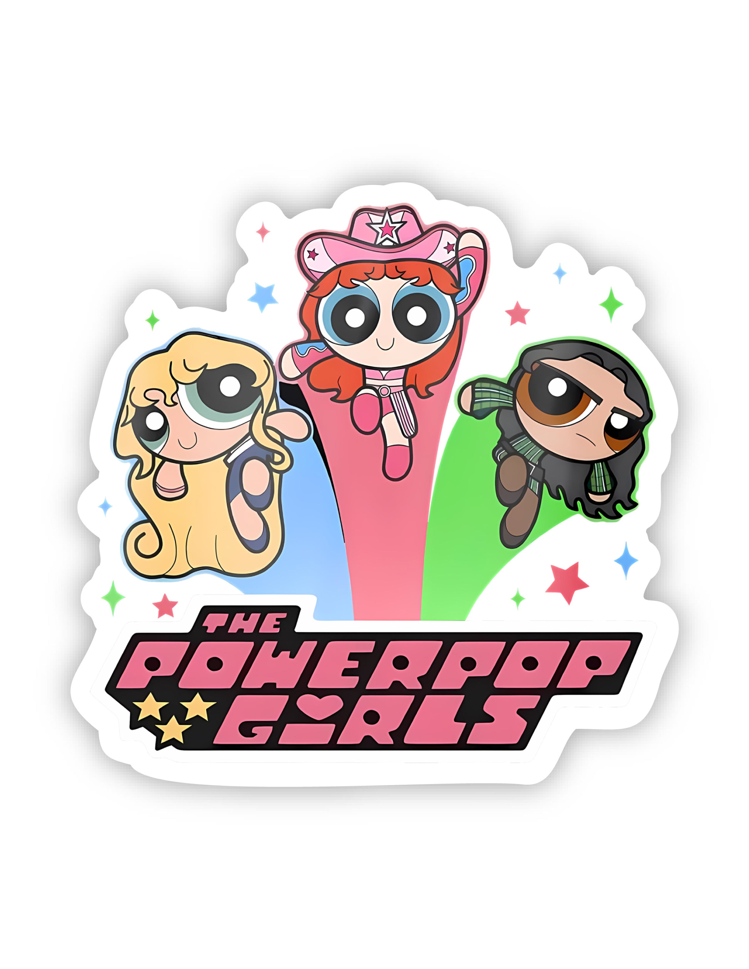The Powerpop Girls Sticker – Pop Cultur'd Co.