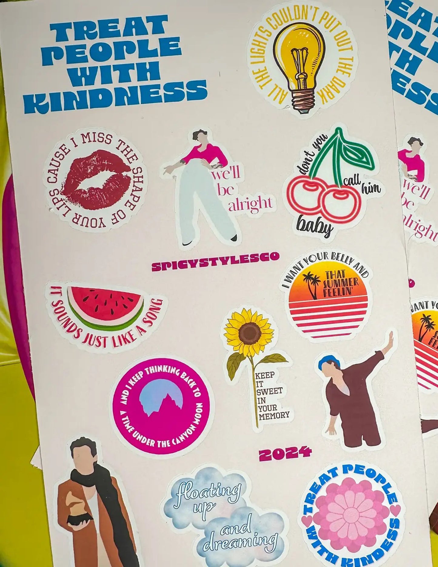 TPWK Harry Sticker Sheet