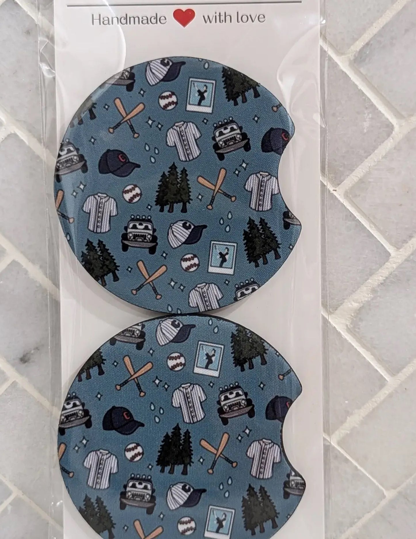 Twilight Baseball Car Coaster Set