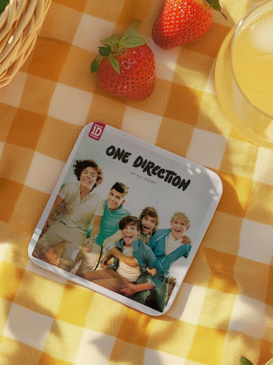 Up All Night Ceramic Coaster