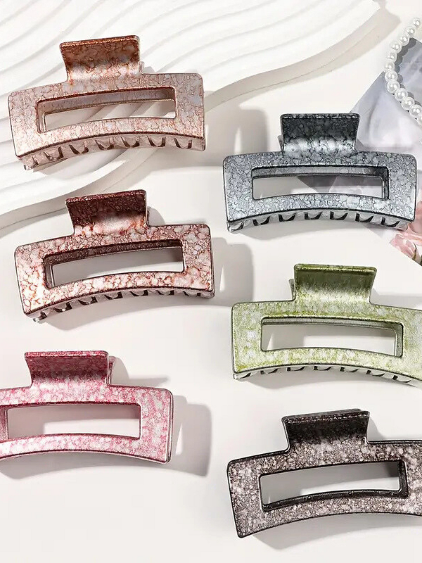 Vintage Washed Hair Claw Clip