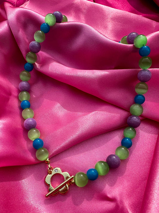 Violet Moss Necklace