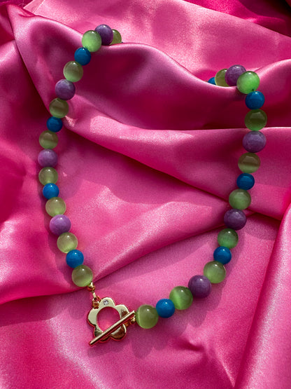 Violet Moss Necklace