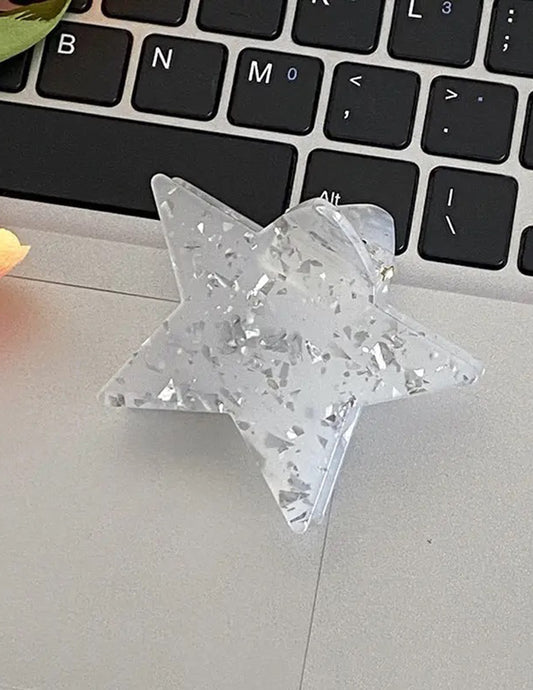 White Star Hair Claw