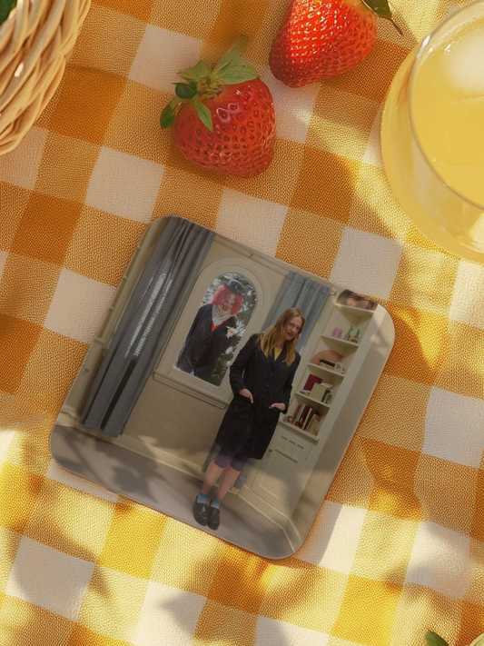 Who's The Clown Ceramic Coaster