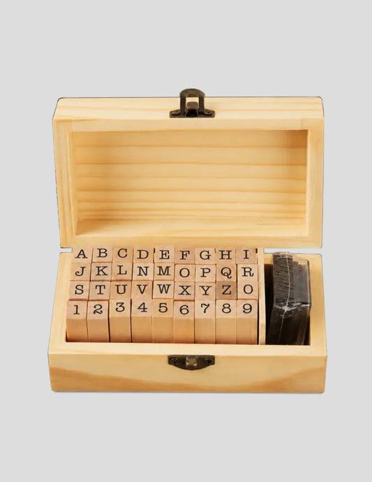 Wooden Alphabet Coaster