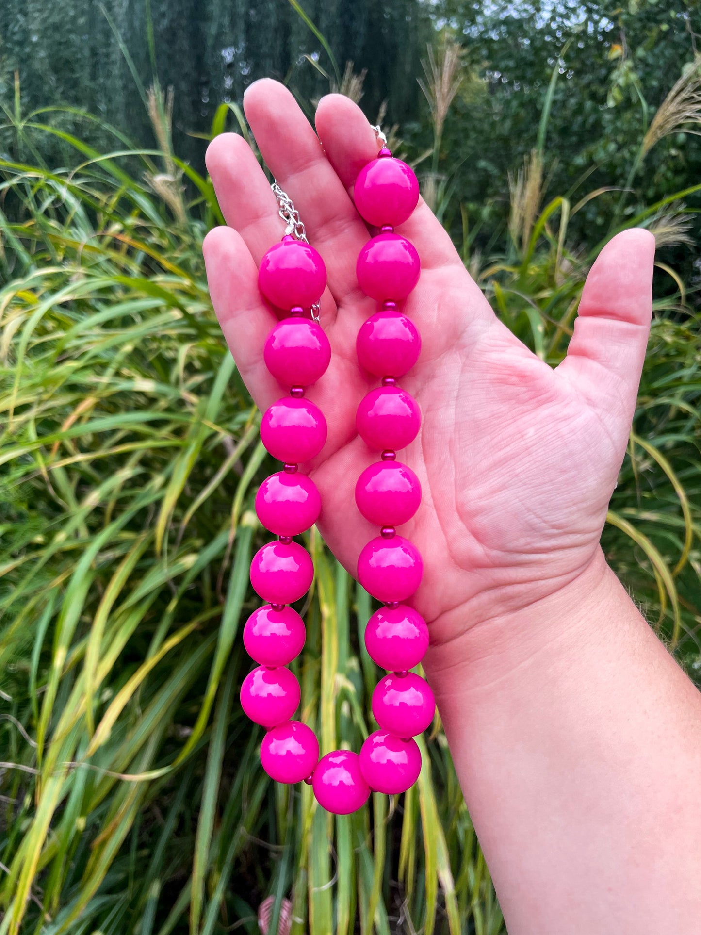 Bubblegum Bead Necklaces