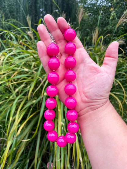 Bubblegum Bead Necklaces