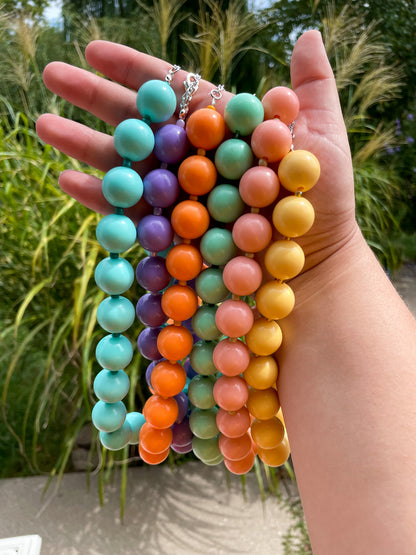 Bubblegum Bead Necklaces